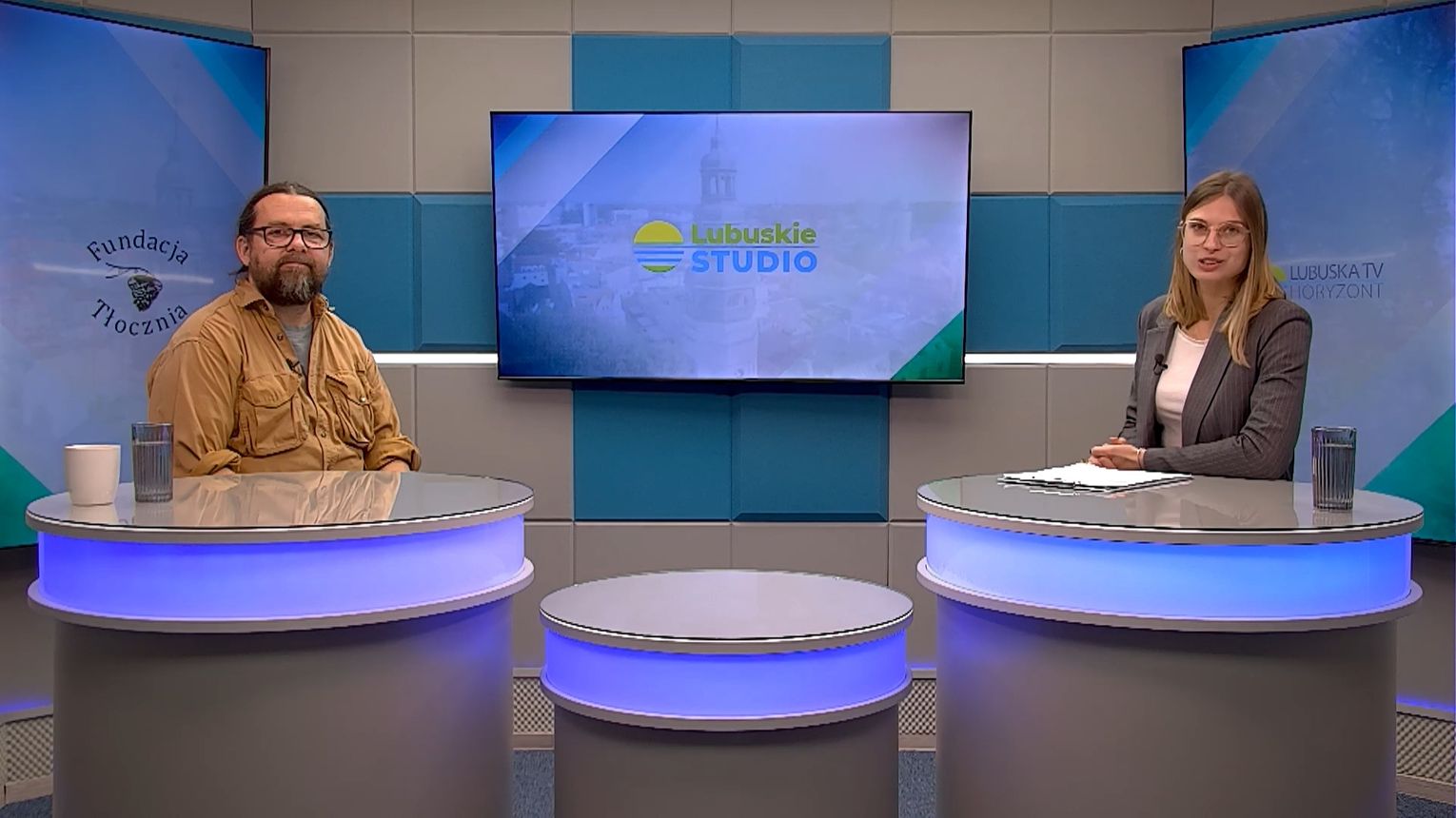 Lubuskie Studio - goście: Bartek Gruszka - Fundacja Tłocznia