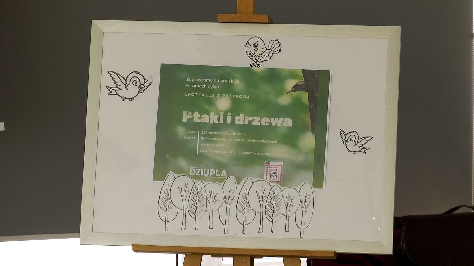 Ptaki i drzewa — prelekcja w BPMiG Słubice