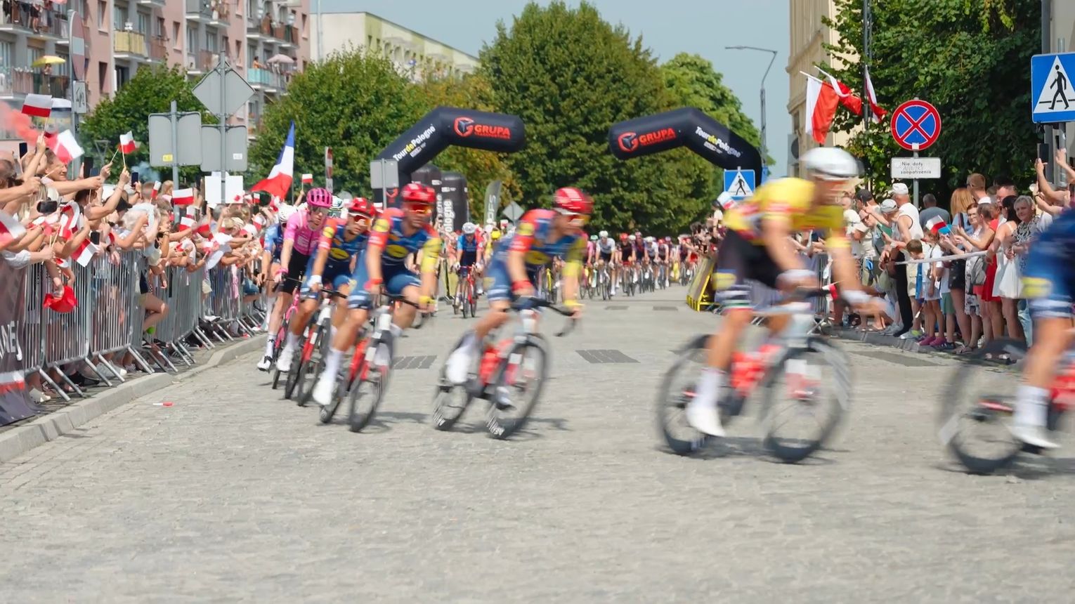 Skwierzyna kibicowała podczas Tour de Pologne