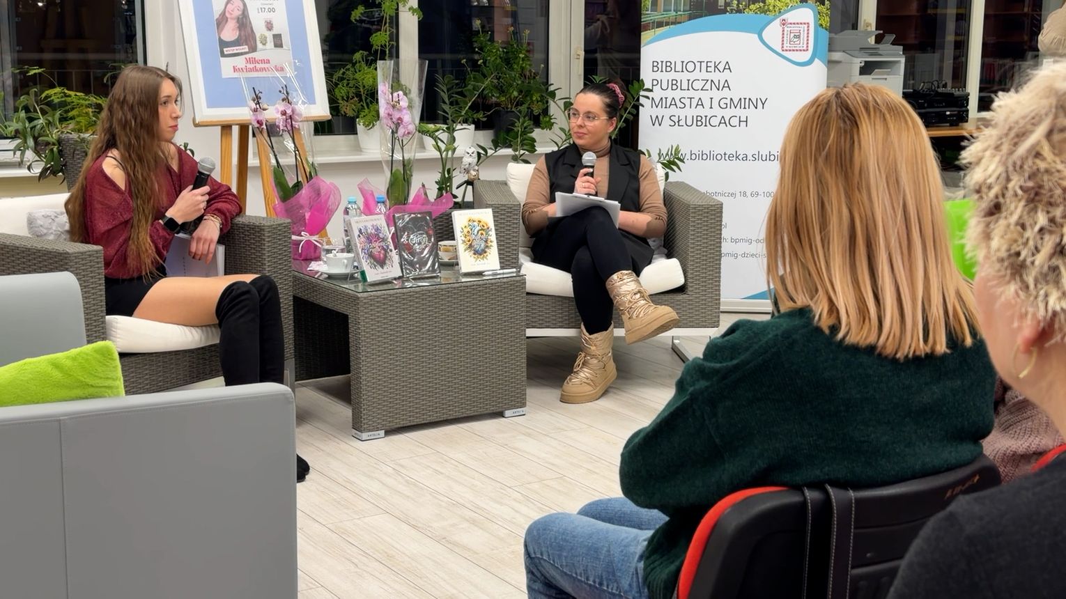 Spotkanie autorskie z Mileną Kwiatkowską w słubickiej bibliotece