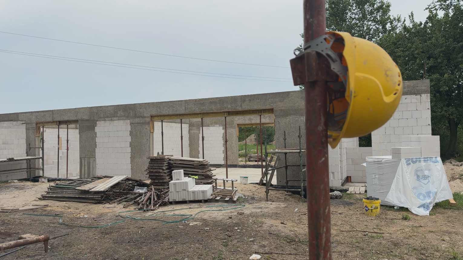 W Lisowie powstaje nowa świetlica. Mieszkańcy czekali na nią od lat