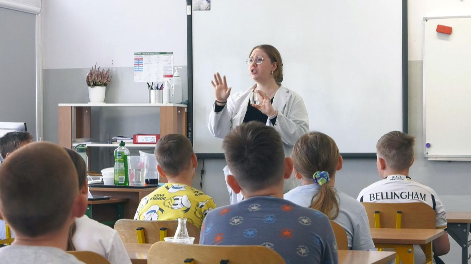 Warsztaty chemiczne w SP3 w Słubicach