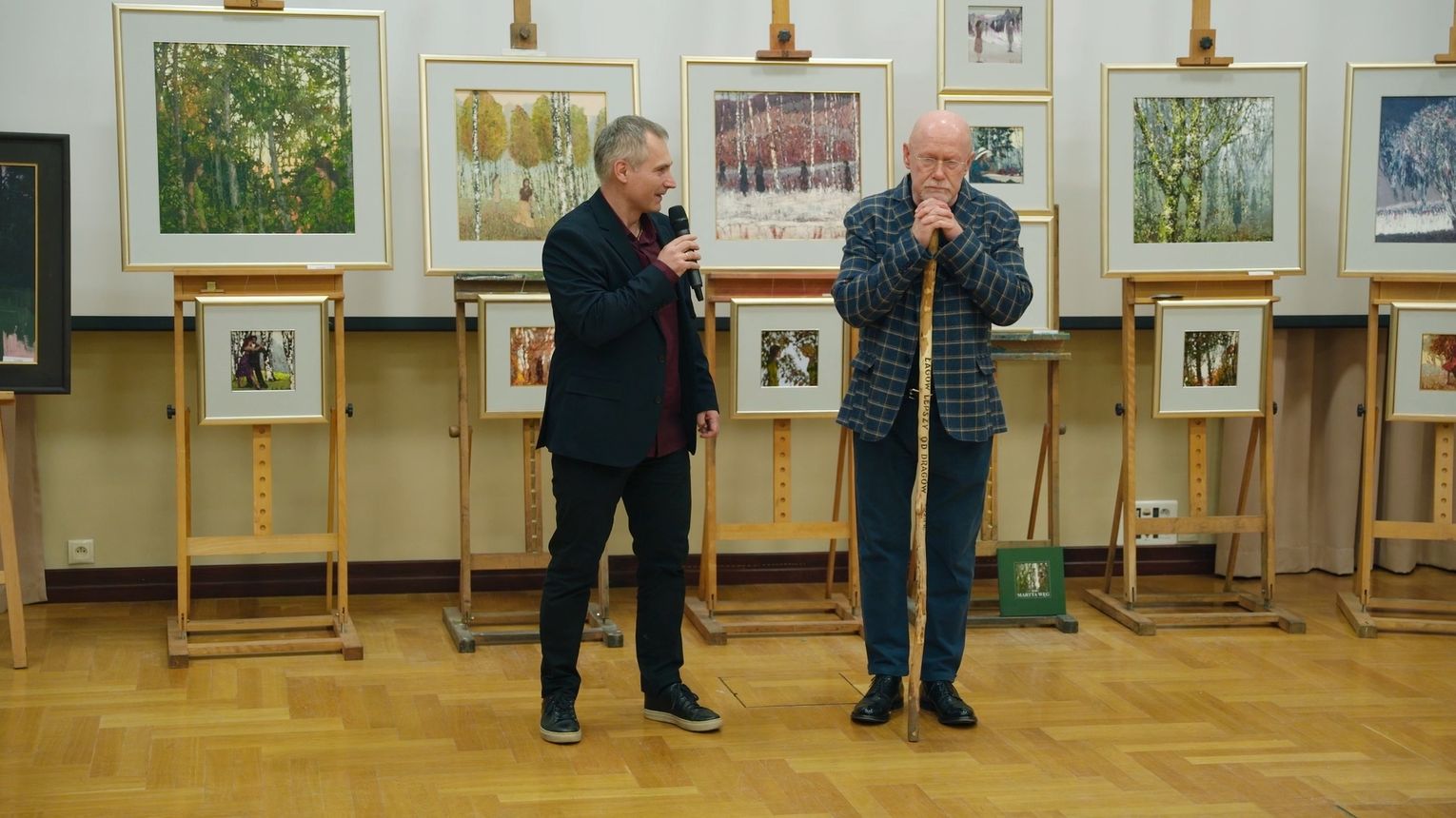 Wernisaż wystawy poplenerowej w Łagowie