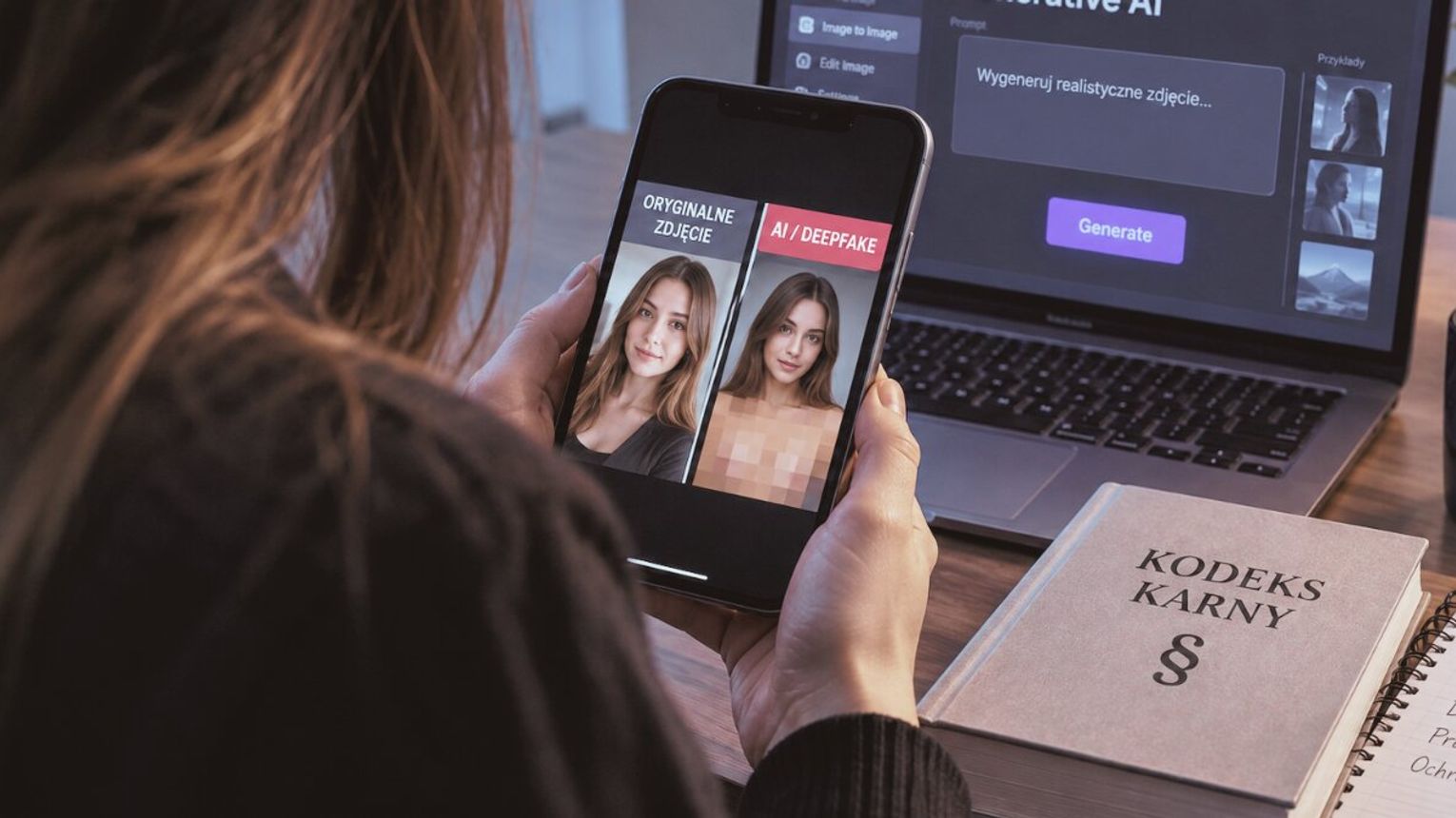 Wrzucasz zdjęcie, AI je „rozbiera”. Sejm chce karać za seksualne deepfake'i