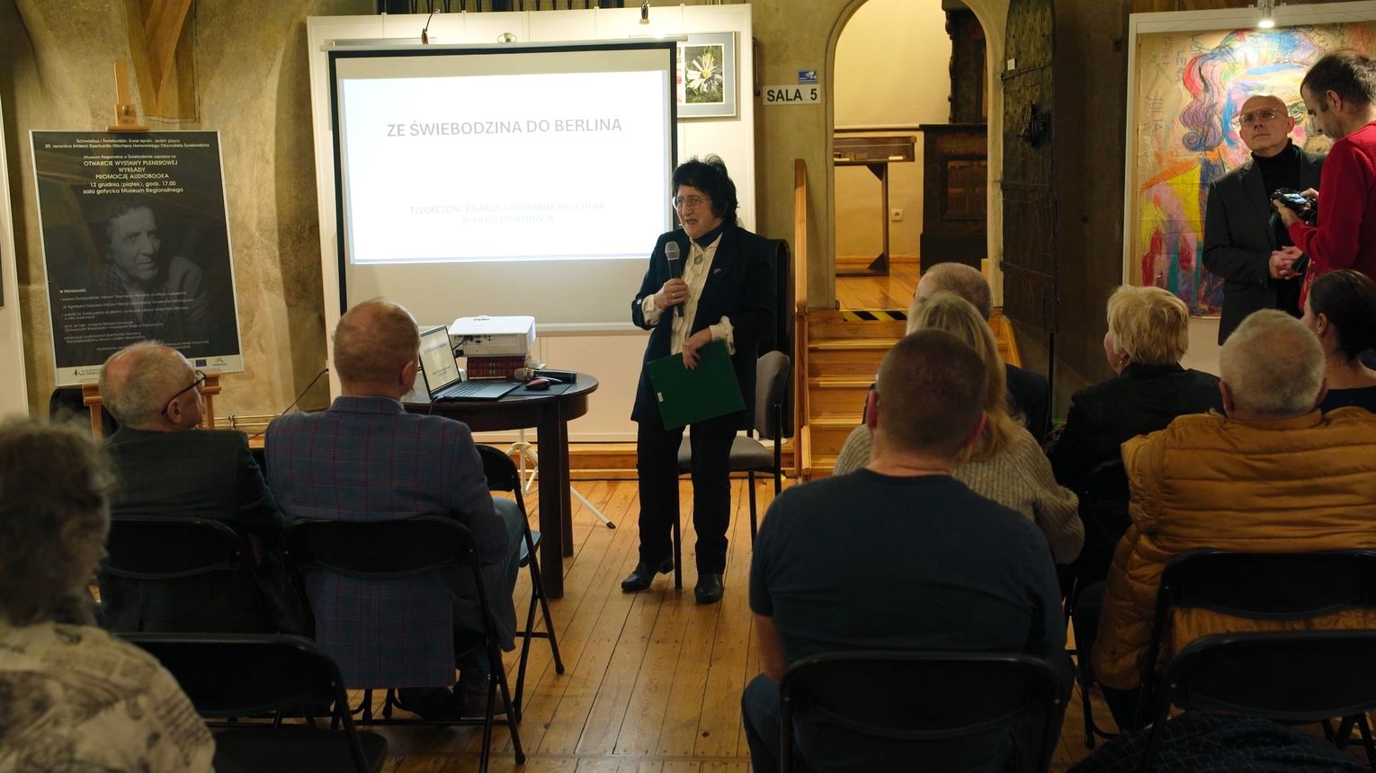 Wystawa poświęcona Eberhardowi Hilscherowi w Świebodzinie