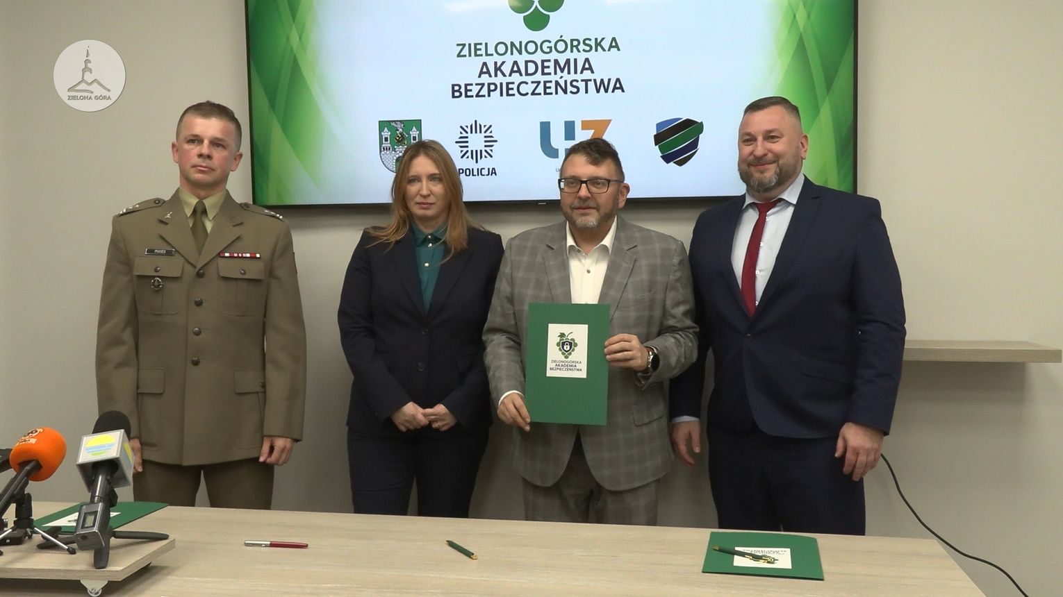 Zielonogórska Akademia Bezpieczeństwa - konferencja prasowa
