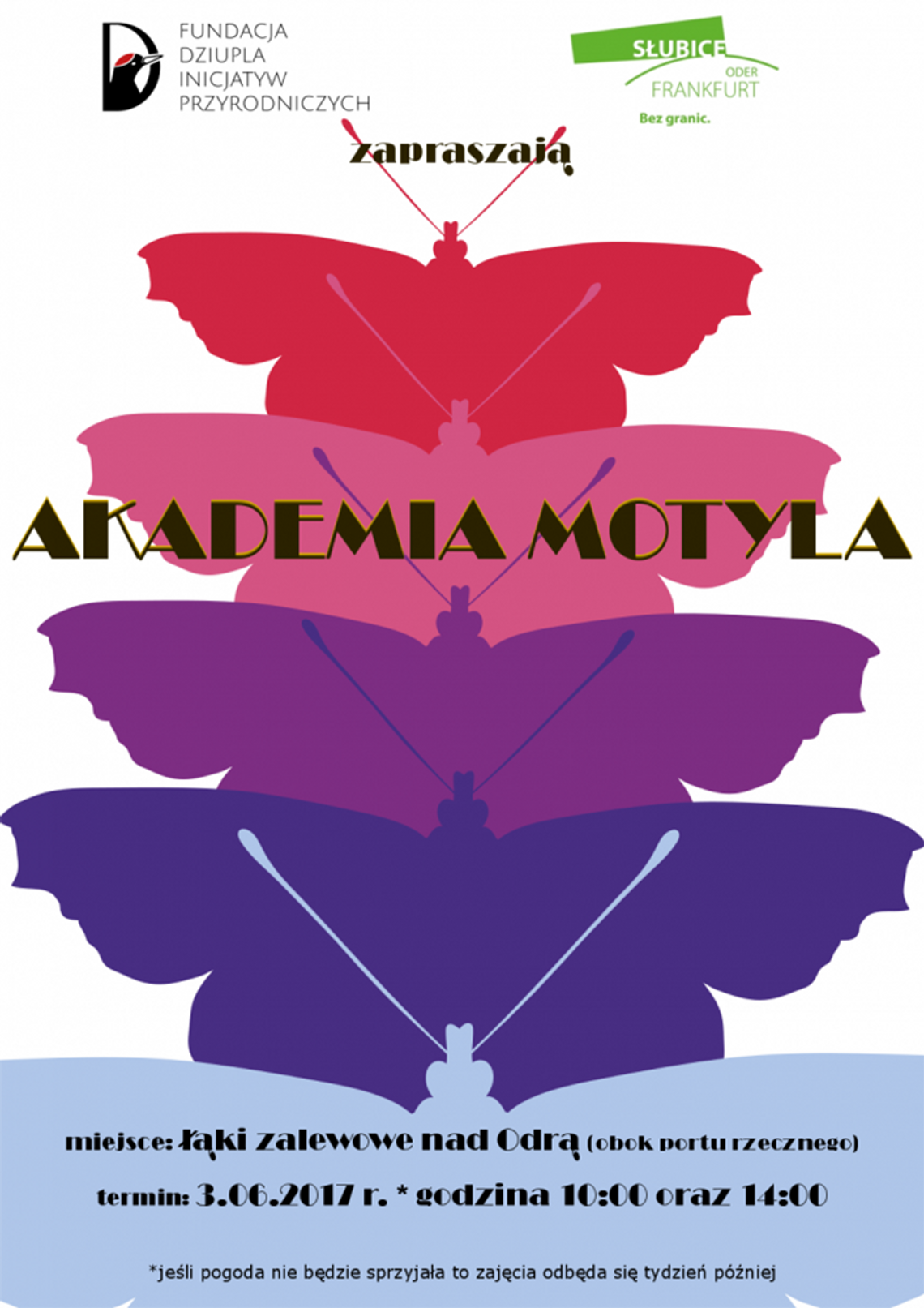 AKADEMIA MOTYLA NAD ODRĄ W NAJBLIŻSZĄ SOBOTĘ