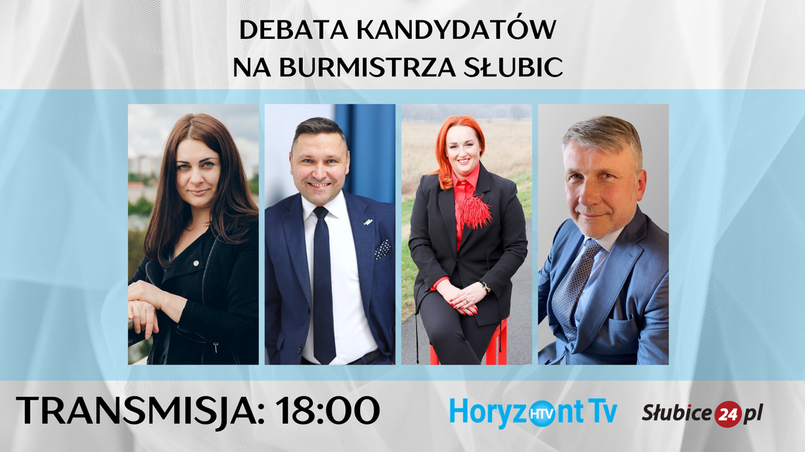 Debata kandydatów na Burmistrza Słubice [NA ŻYWO]