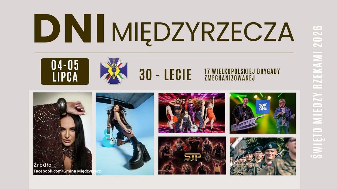 Dni Międzyrzecza 2026 - zapowiedź wydarzenia Dni Międzyrzecza 2026 - zapowiedź wydarzenia