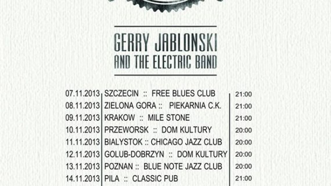 Gerry Jablonski And The Electric Band znów w Polsce!