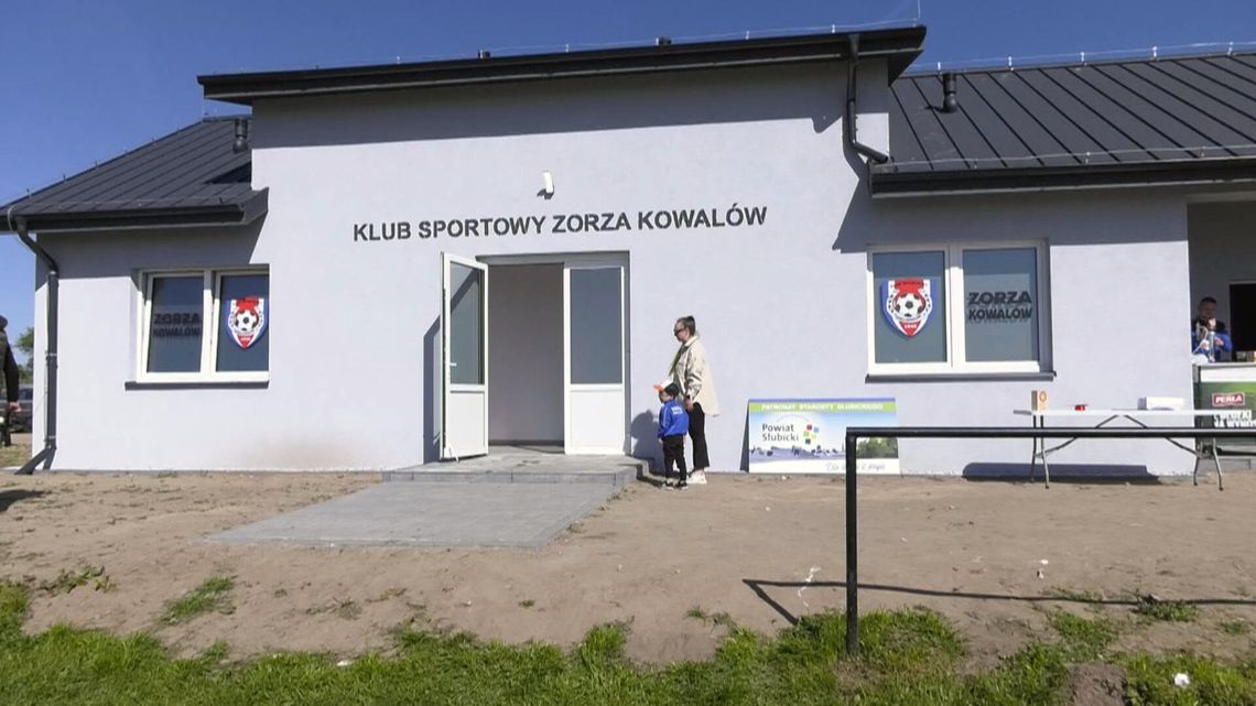 Kolejna inwestycja w Gminie Rzepin - Nowa szatnia dla Klubu Sportowego Zorza Kowalów