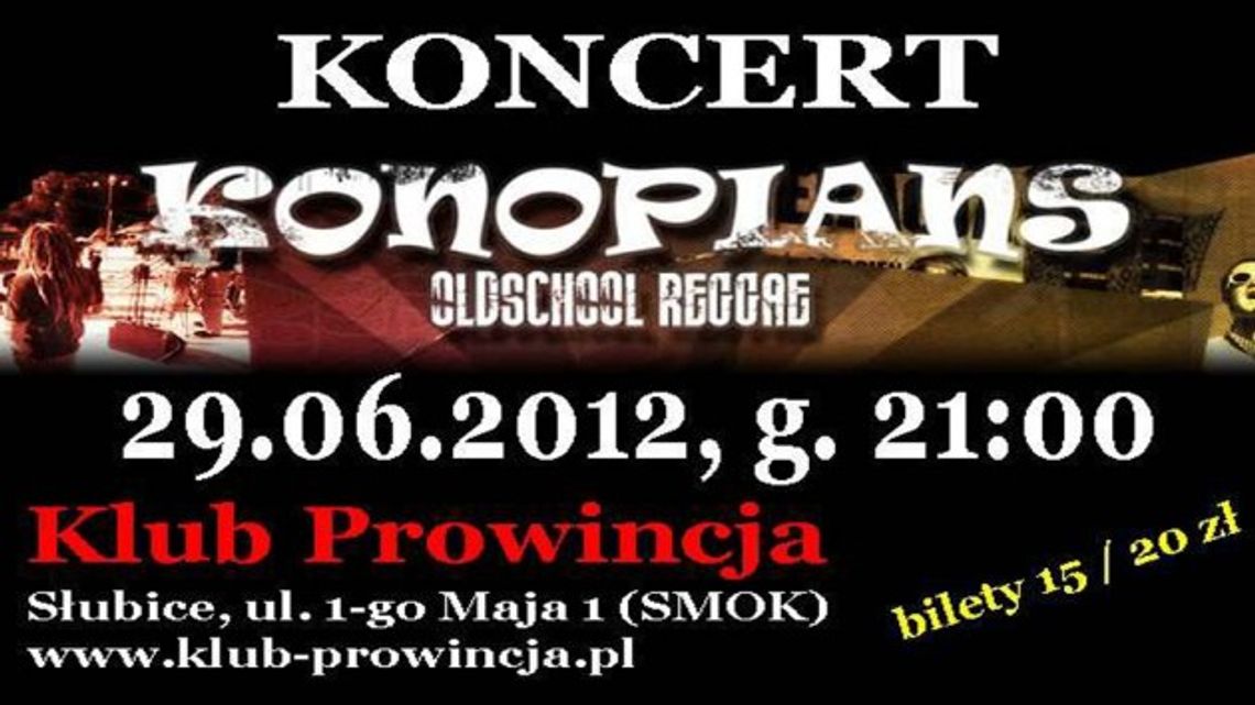 Koncert Konopians - Bilety do rozdania!