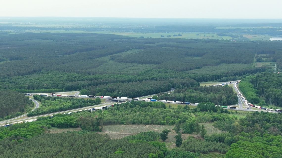 Korki w Słubicach po niemieckim długim weekendzie