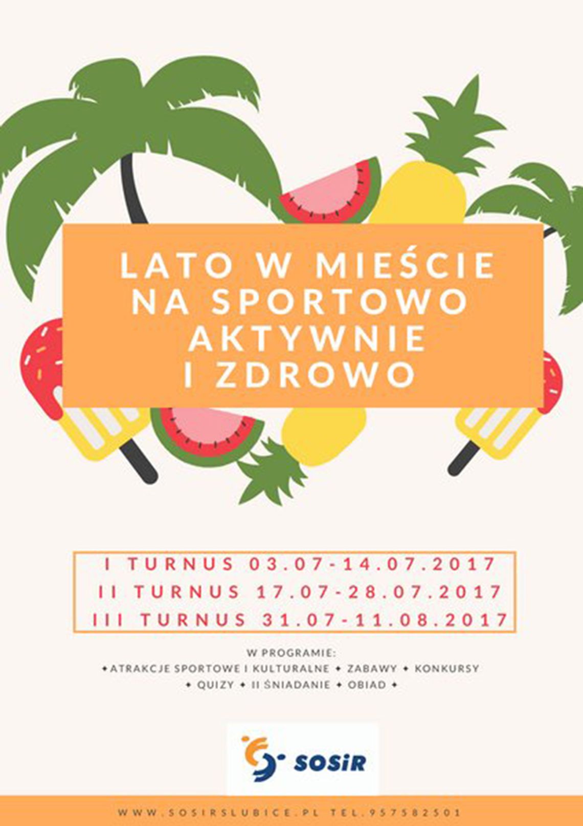 „Lato w mieście na sportowo – aktywnie i zdrowo”