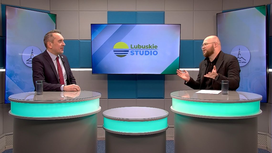 Lubuskie Studio - gość: Marcin Pabierowski (Prezydent Miasta Zielona Góra)