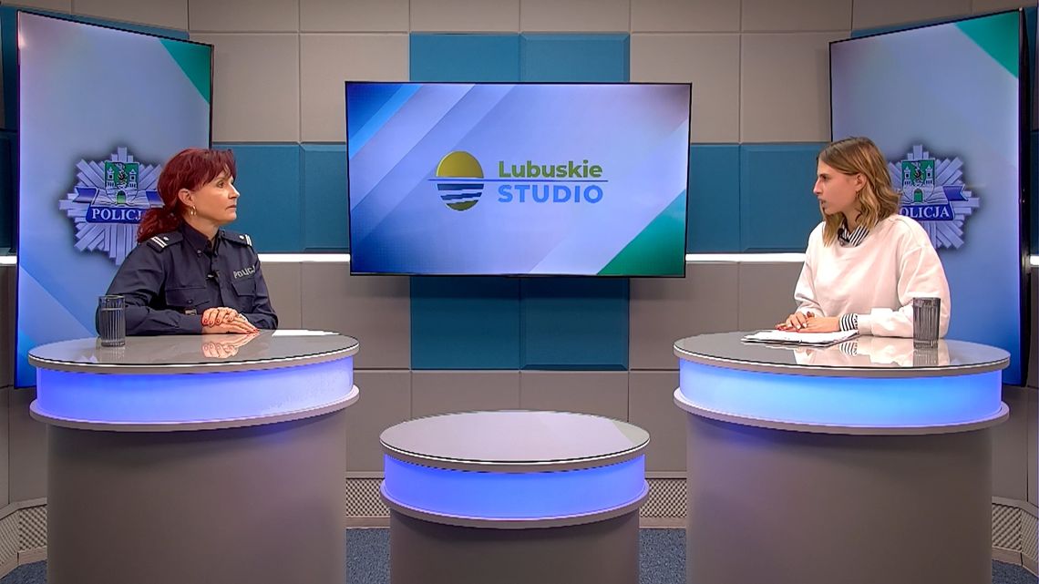 Lubuskie Studio - gość: podinsp. Małgorzata Stanisławska, oficer prasowy KMP w Zielonej Górze Lubuskie Studio - gość: podinsp. Małgorzata Stanisławska, oficer prasowy KMP w Zielonej Górze