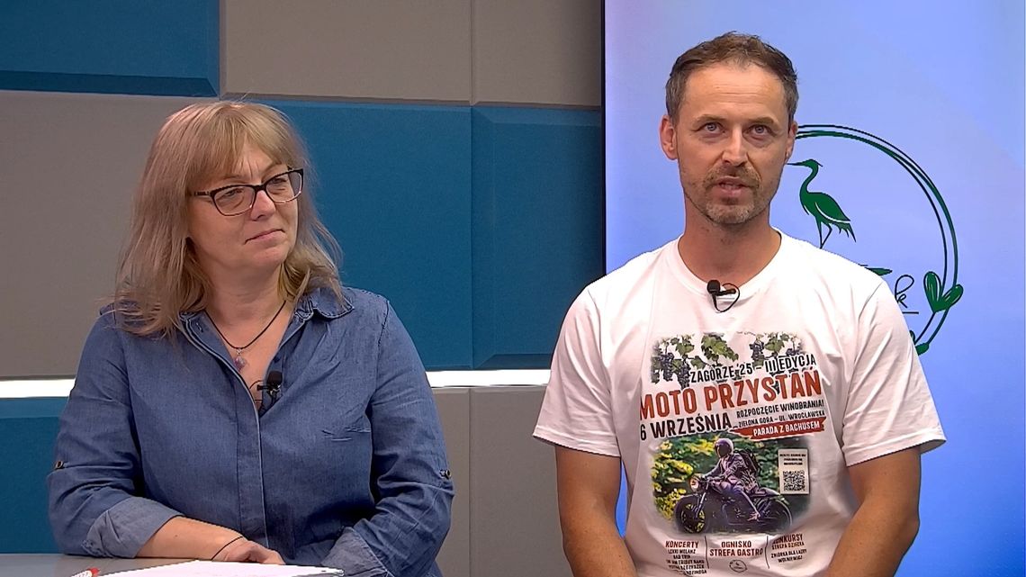 Lubuskie Studio - goście: Sławomir Paul, Sołtys Zagórza i Anna Ślakowska przyjaciółka Zagórza i miłośniczka motoryzacji Lubuskie Studio - goście: Sławomir Paul, Sołtys Zagórza i Anna Ślakowska przyjaciółka Zagórza i miłośniczka motoryzacji