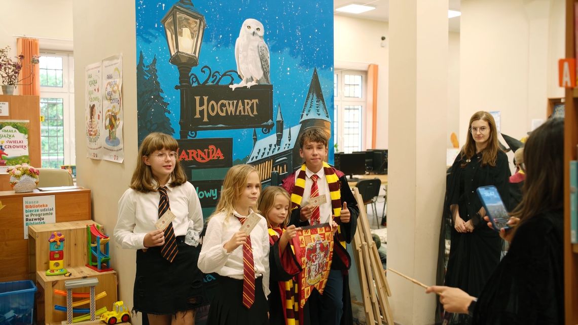 Magiczne nocowanie w skwierzyńskiej Bibliotece Miejskiej
