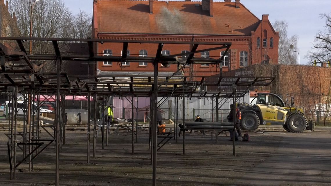 Międzyrzeckie targowisko w przebudowie