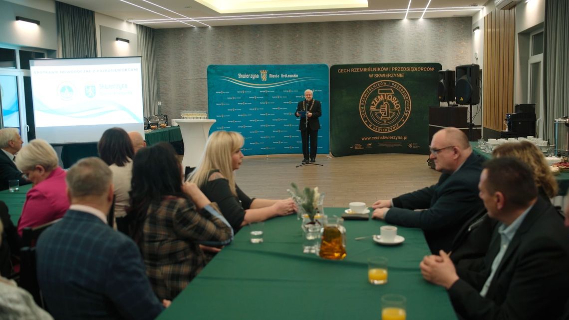 Noworoczne spotkanie rzemieślników i przedsiębiorców w Skwierzynie Noworoczne spotkanie rzemieślników i przedsiębiorców w Skwierzynie