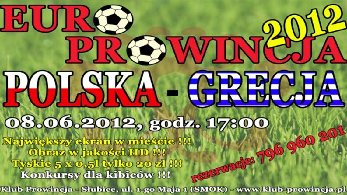 Oglądaj Euro 2012 w SMOK-u i Prowincji!