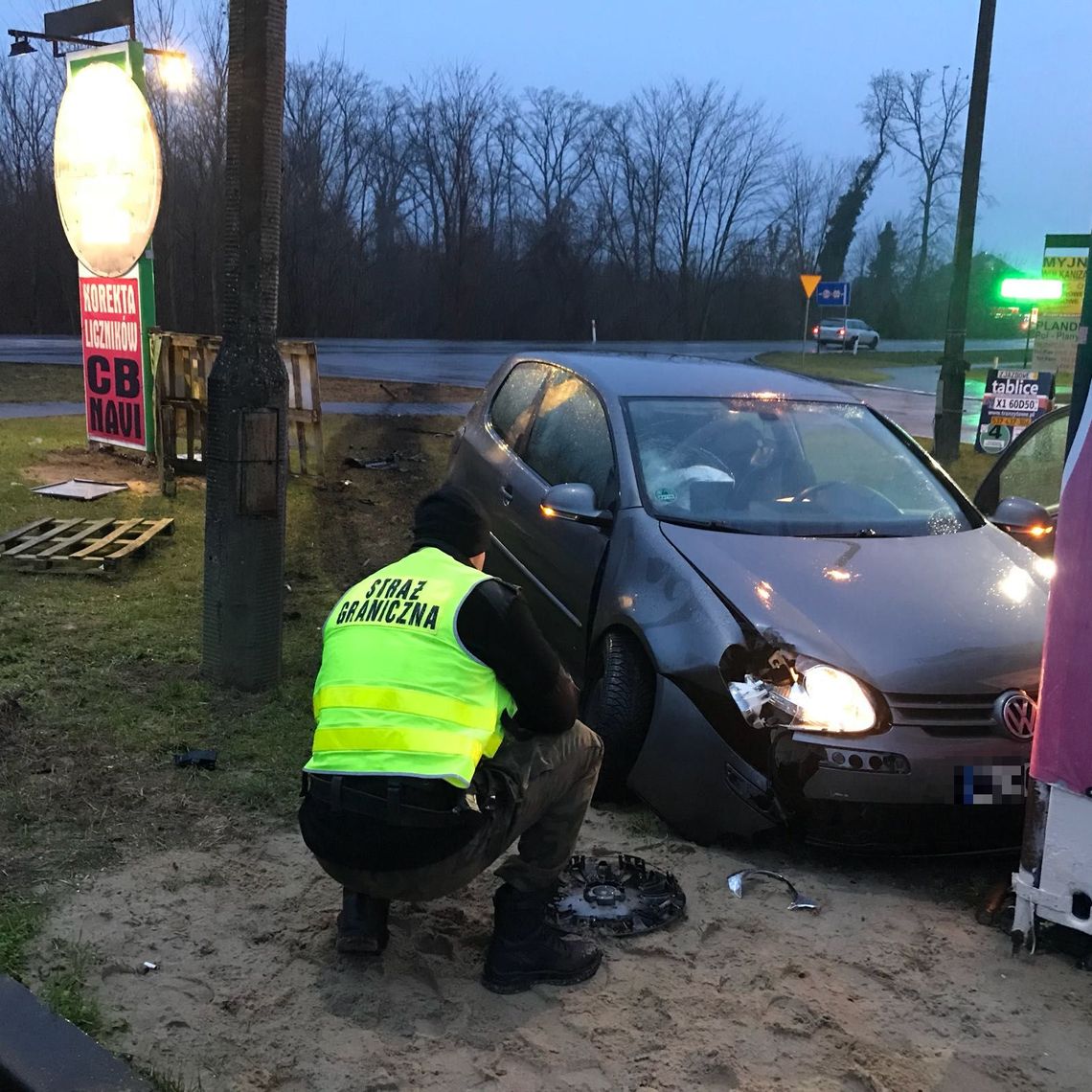 POŚCIG ZA KRADZIONYM SAMOCHODEM