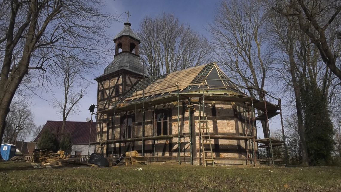 Remont kościoła w Świętym Wojciechu - Gmina Międzyrzecz