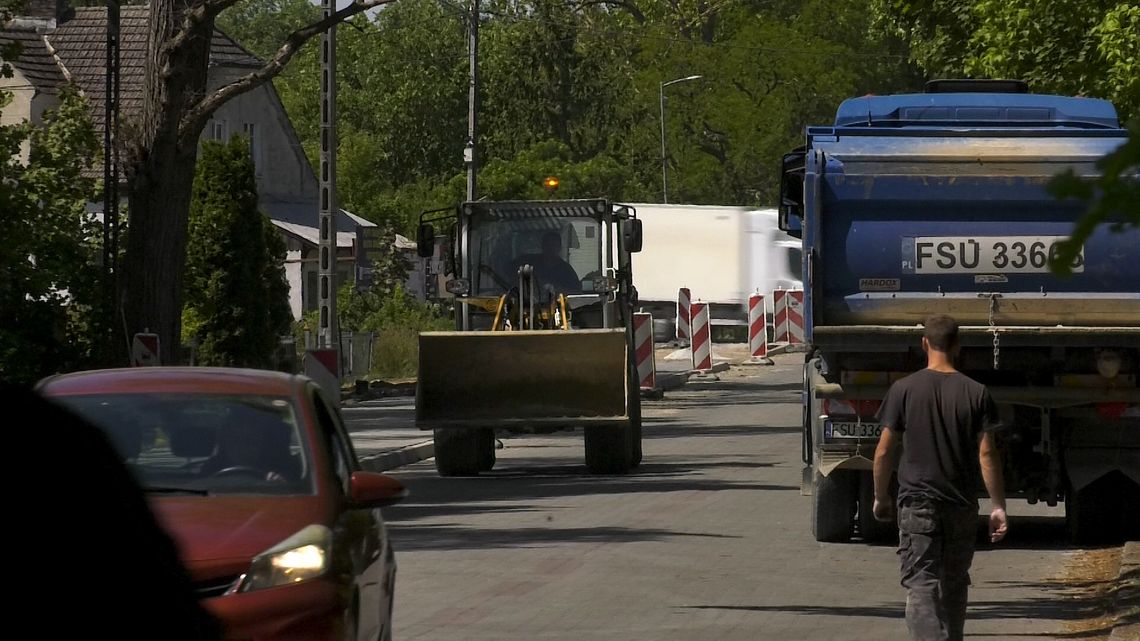 Ścieżka pieszo-rowerowa przy ulicy Parkowej w Skwierzynie