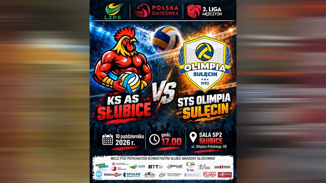 Siatkarskie derby regionu. KS AS Słubice podejmie STS Olimpię Sulęcin