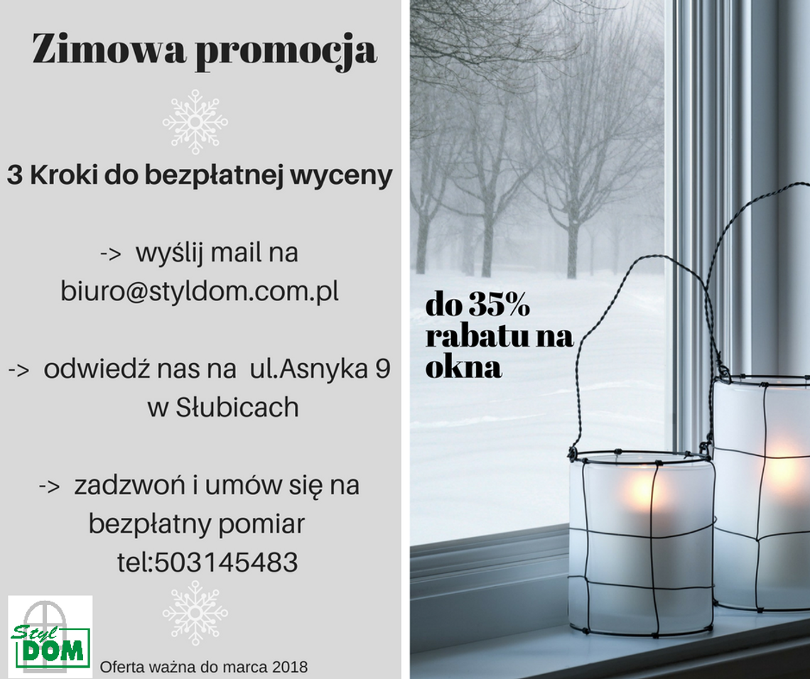 Skorzystaj z zimowej promocji STYL-DOM