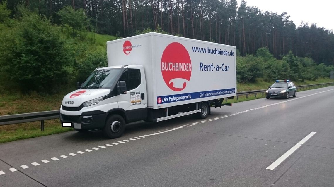 SKRADZIONA CIĘŻARÓWKA W RĘKACH STRAŻY GRANICZNEJ