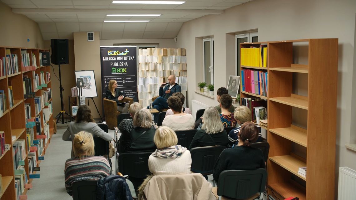 Spotkanie autorskie z Marcinem Grzelakiem w Skwierzynie Spotkanie autorskie z Marcinem Grzelakiem w Skwierzynie