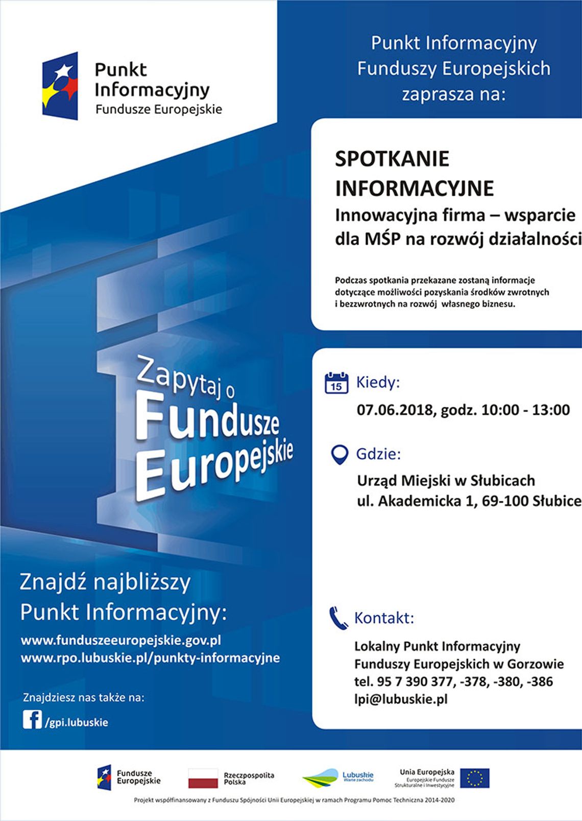 Spotkanie dla przedsiębiorców w Słubicach