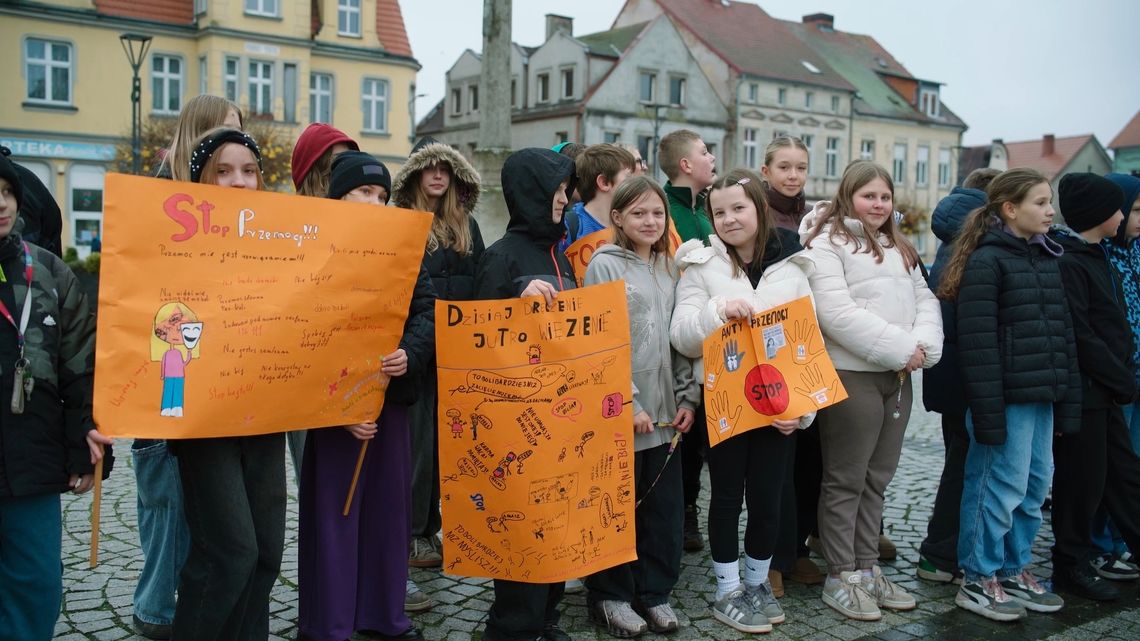 Stop przemocy - pikieta w Skwierzynie