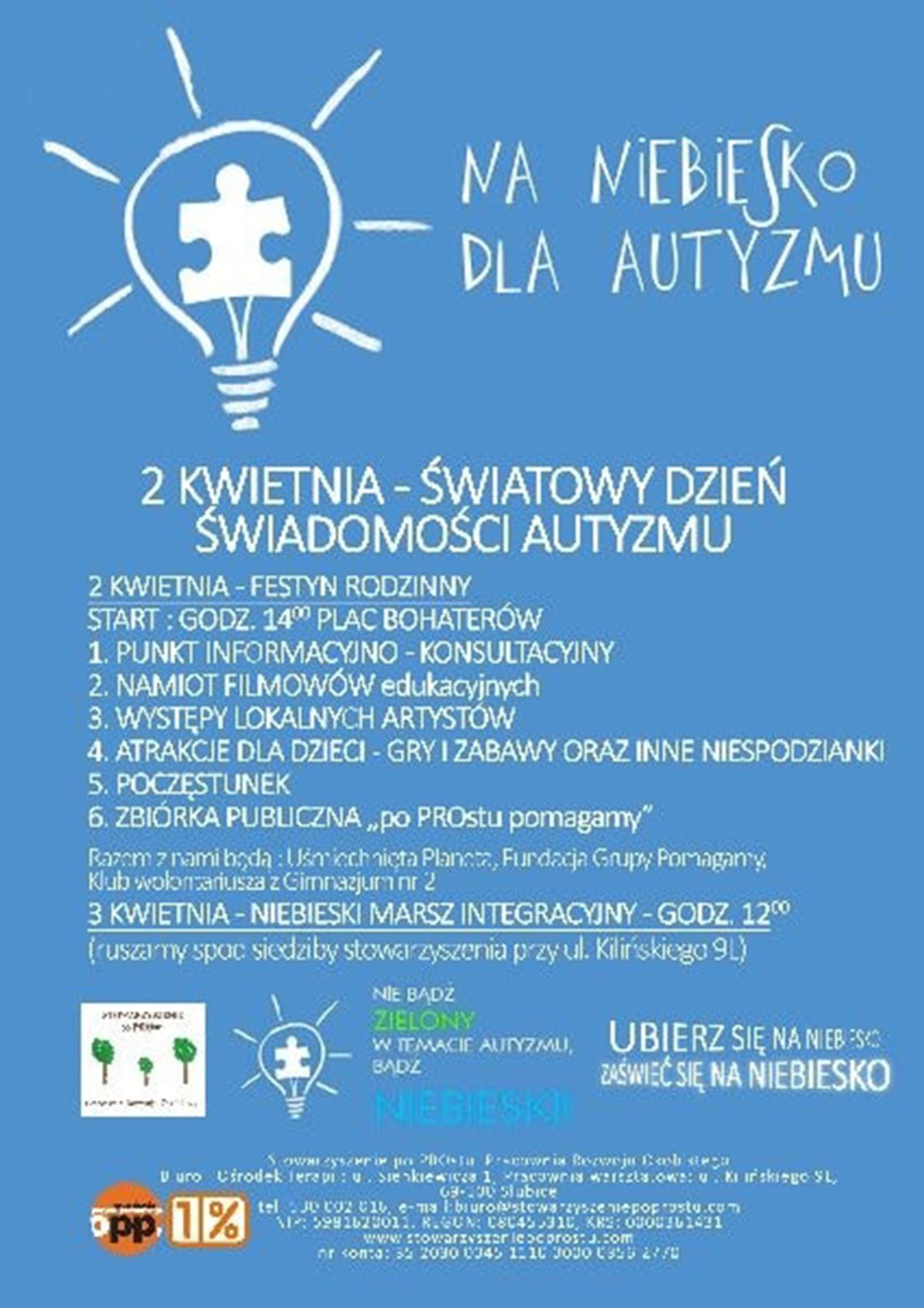  Światowy Dzień Świadomości Autyzmu już w ten weekend.