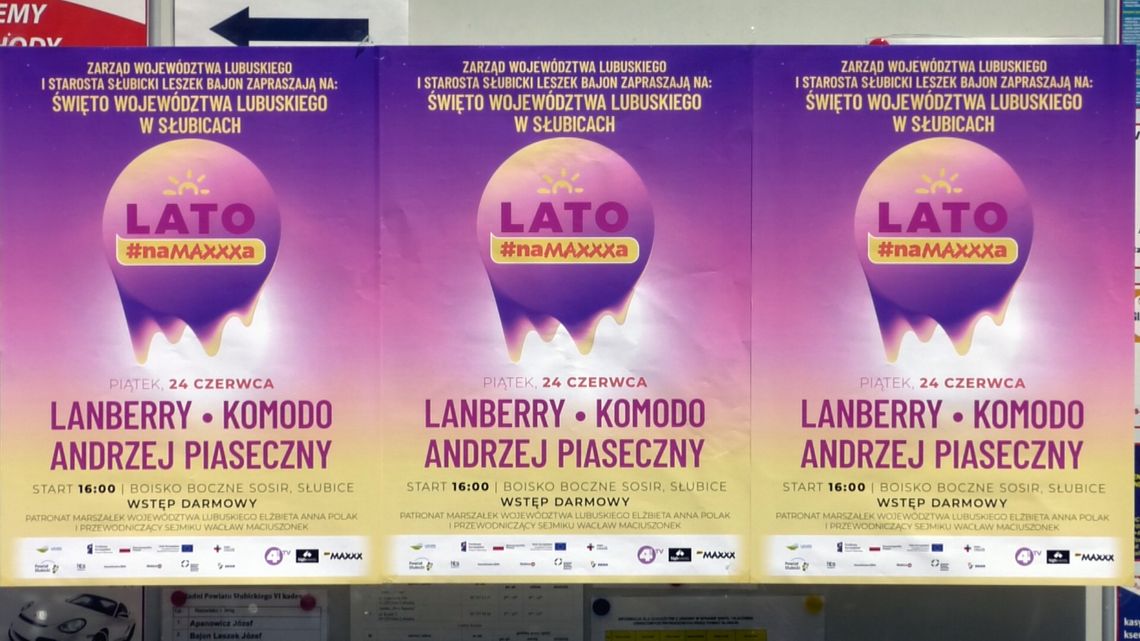 Święto Województwa Lubuskiego - zaproszenie