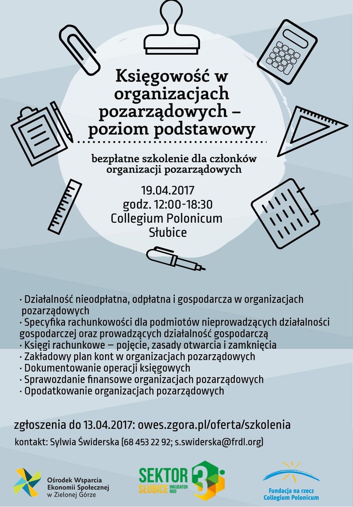 Szkolenie z podstaw księgowości dla organizacji pozarządowych