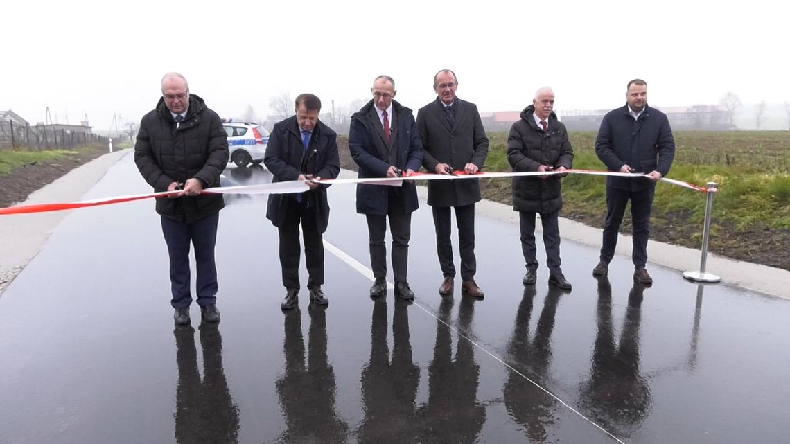 Uroczyste otwarcie zmodernizowanego odcinka drogi Ośno Lubuskie – Sienno