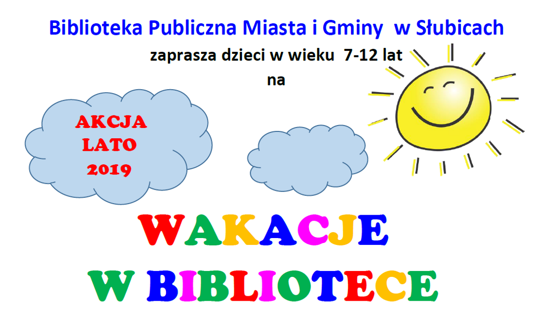WAKACJE W BIBLIOTECE WAKACJE W BIBLIOTECE
