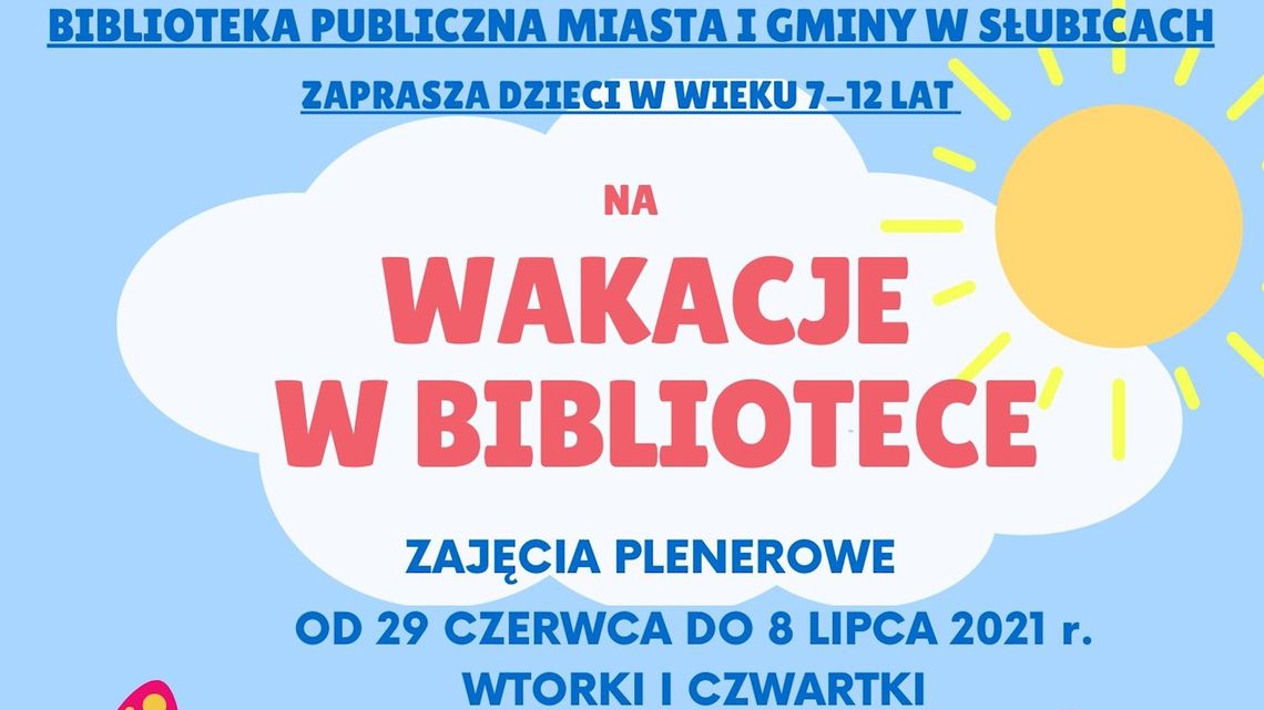 Wakacje wśród książek? Czemu nie! 