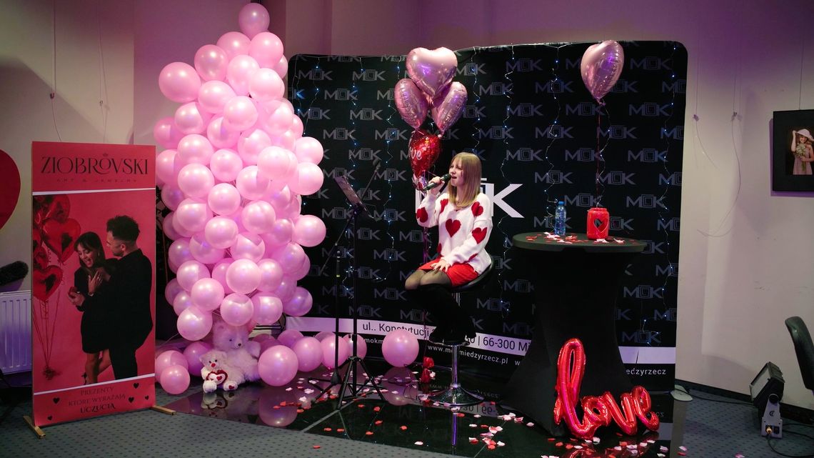 Walentynkowy Recital Julity Lisieckiej w Międzyrzeckim Ośrodku Kultury