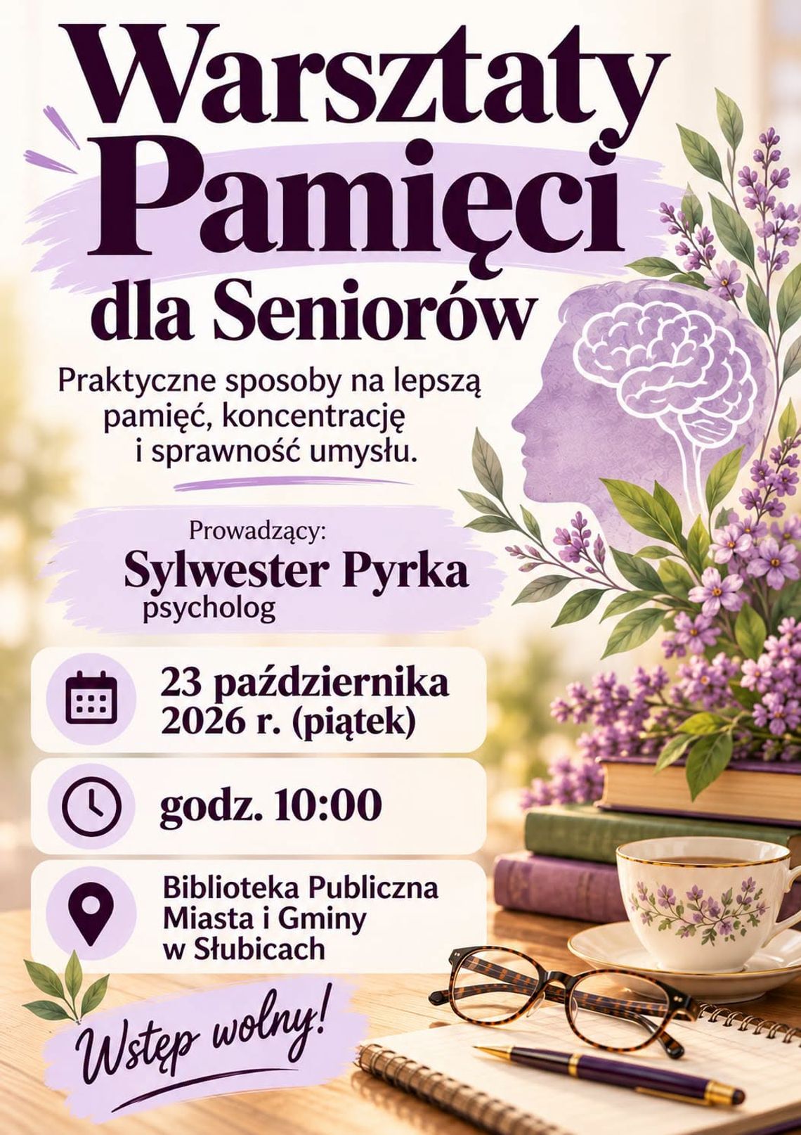Warsztaty dla seniorów w ramach Pracowni Pamięci Warsztaty dla seniorów w ramach Pracowni Pamięci