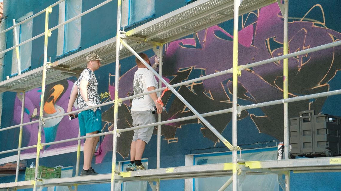 Warsztaty sztuki ulicznej w SP 1 Świebodzin