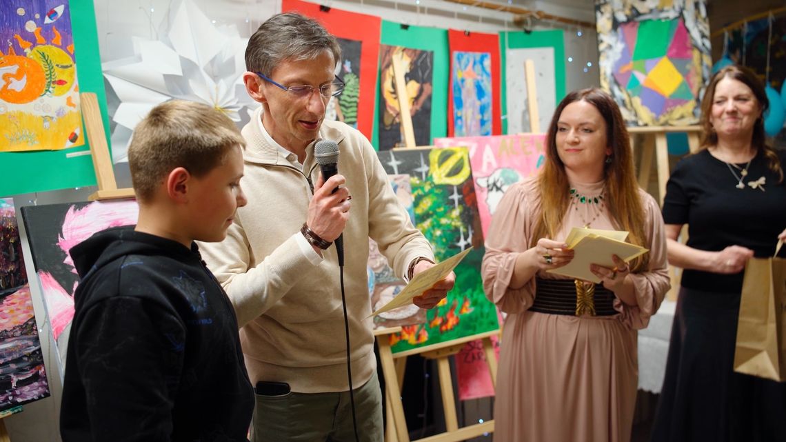 Wernisaż prac dzieci i młodzieży w Świetlicy Inicjatyw Twórczych w Świebodzinie