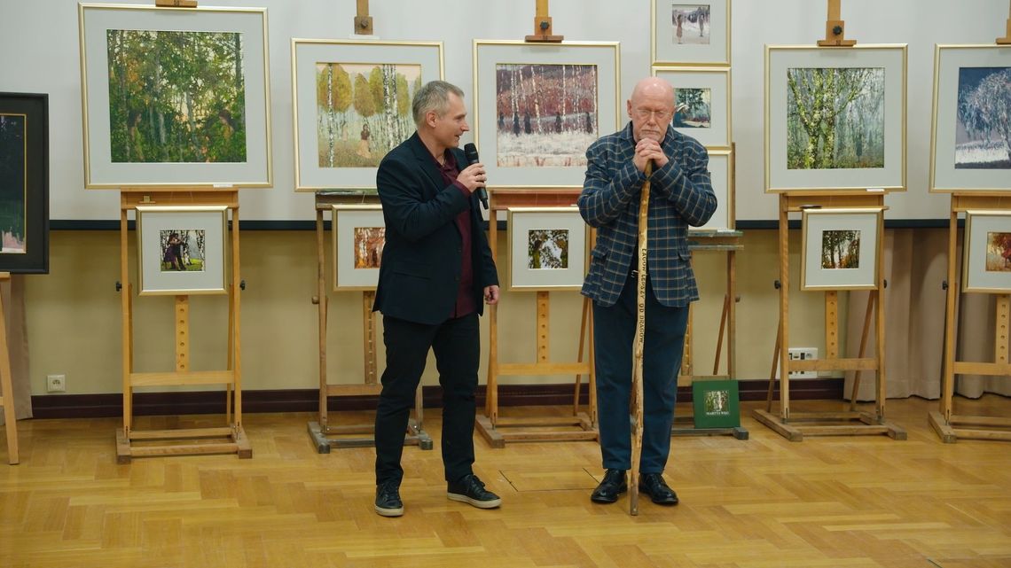 Wernisaż wystawy poplenerowej w Łagowie Wernisaż wystawy poplenerowej w Łagowie