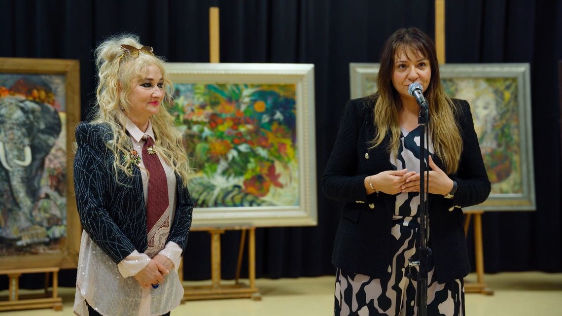 Wernisaż wystawy Renaty Tubielewicz w  Międzyrzeckim Ośrodku Kultury