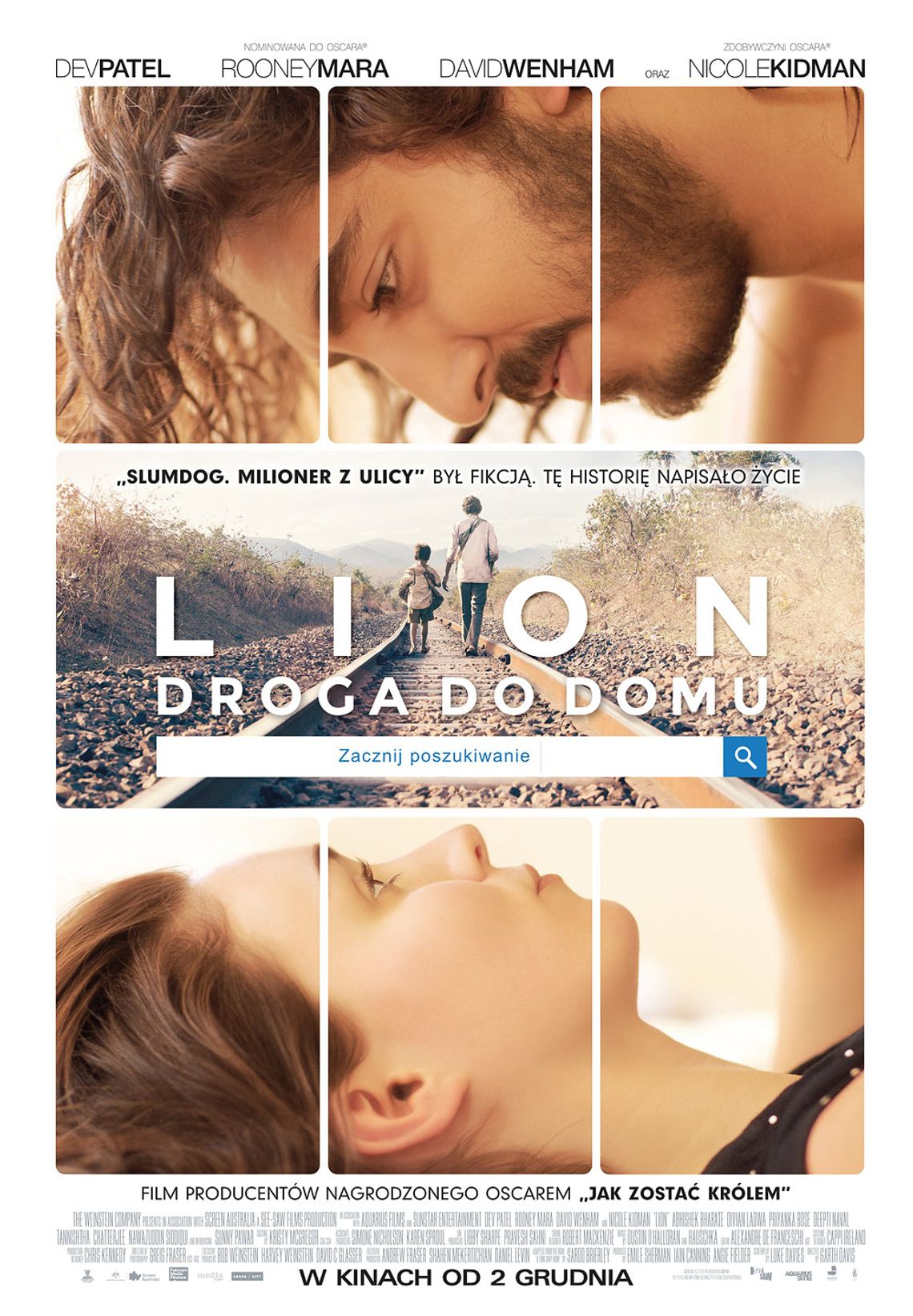 WYGRAJ WEJŚCIÓWKĘ NA FILM "LION.DROGA DO DOMU" 