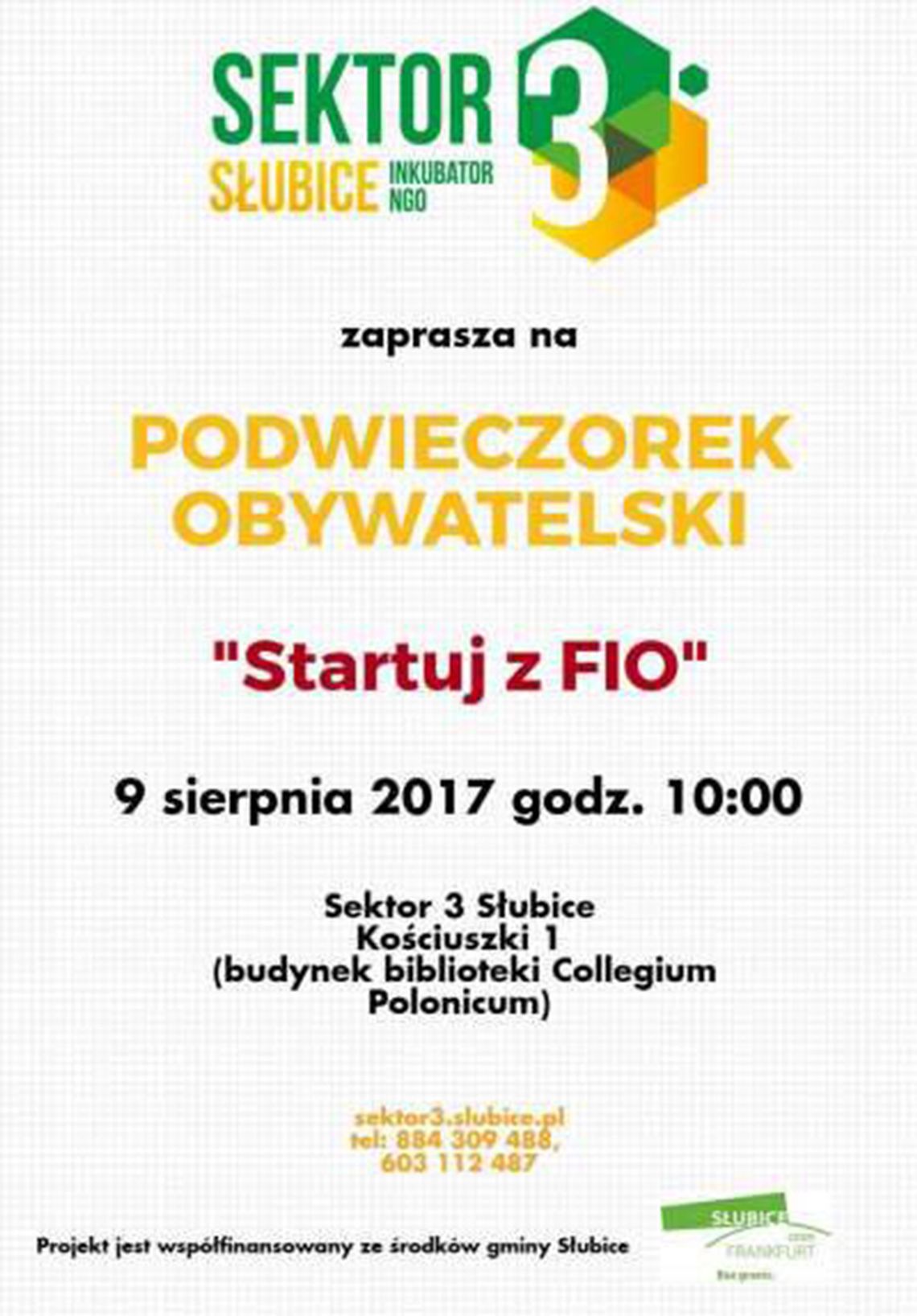 Zapraszamy na kolejny "Podwieczorek obywatelski" 