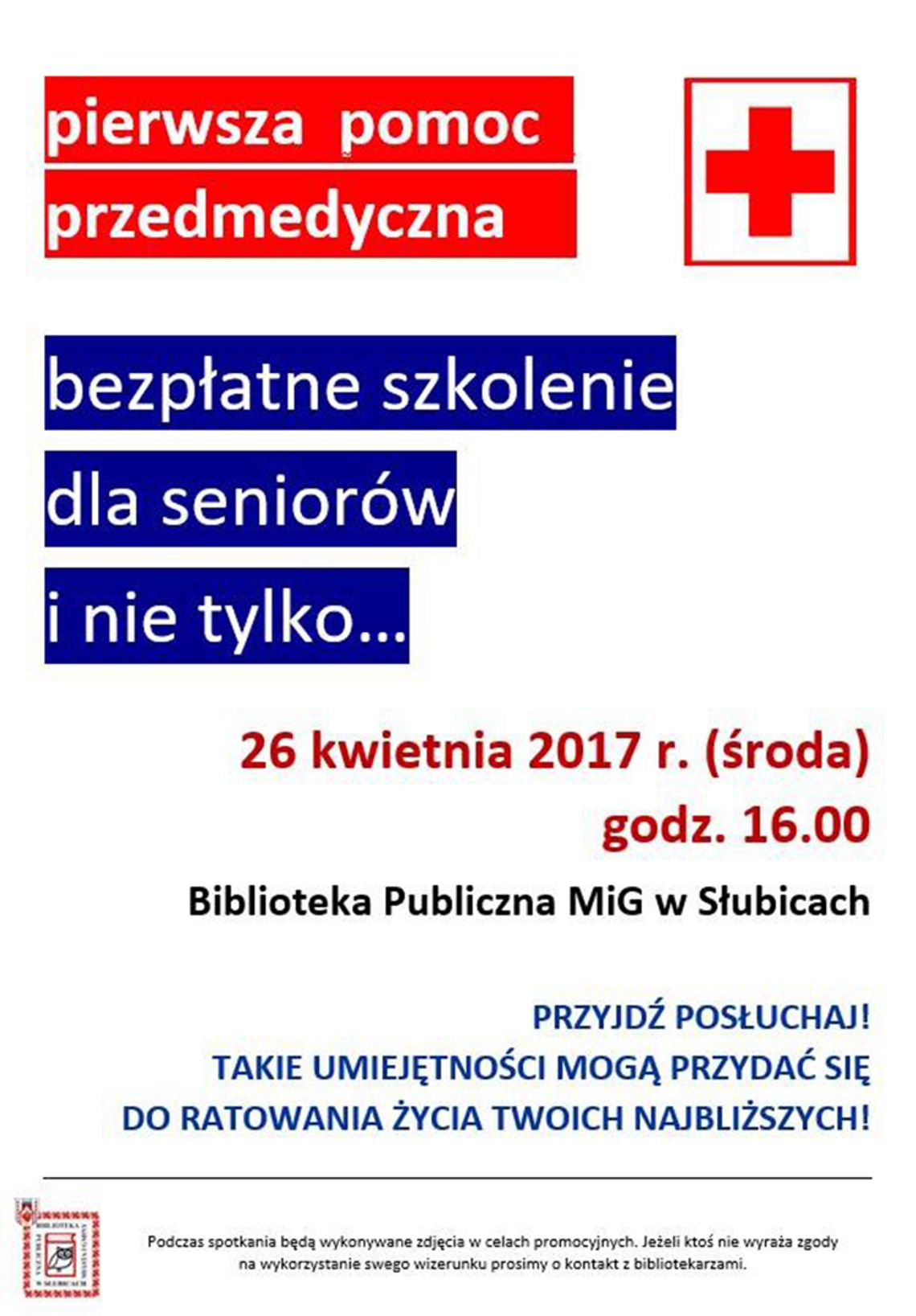 Zapraszamy na szkolenie z pierwszej pomocy przedmedycznej 