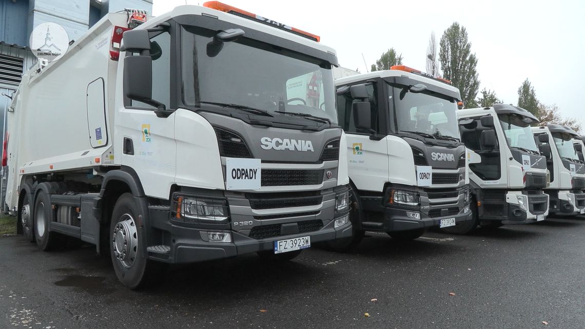 Zielona Góra stawia na nowoczesność – ZGK wymienia flotę śmieciarek
